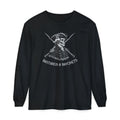 Long Sleeve T-Shirt — Minimal Yoda Sketch Chest Print